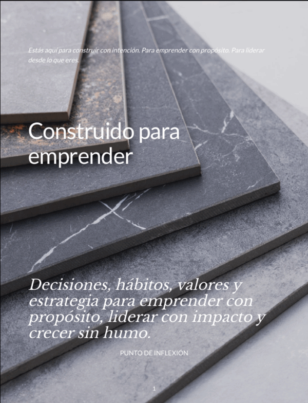 Construido para emprender